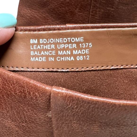 BANDOLINO Joined To Me Women's Size 8 Brown Leather Cap Toe Booties Ankle - Picture 12 of 13